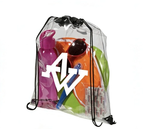 Clear Stadium Drawstring Bag